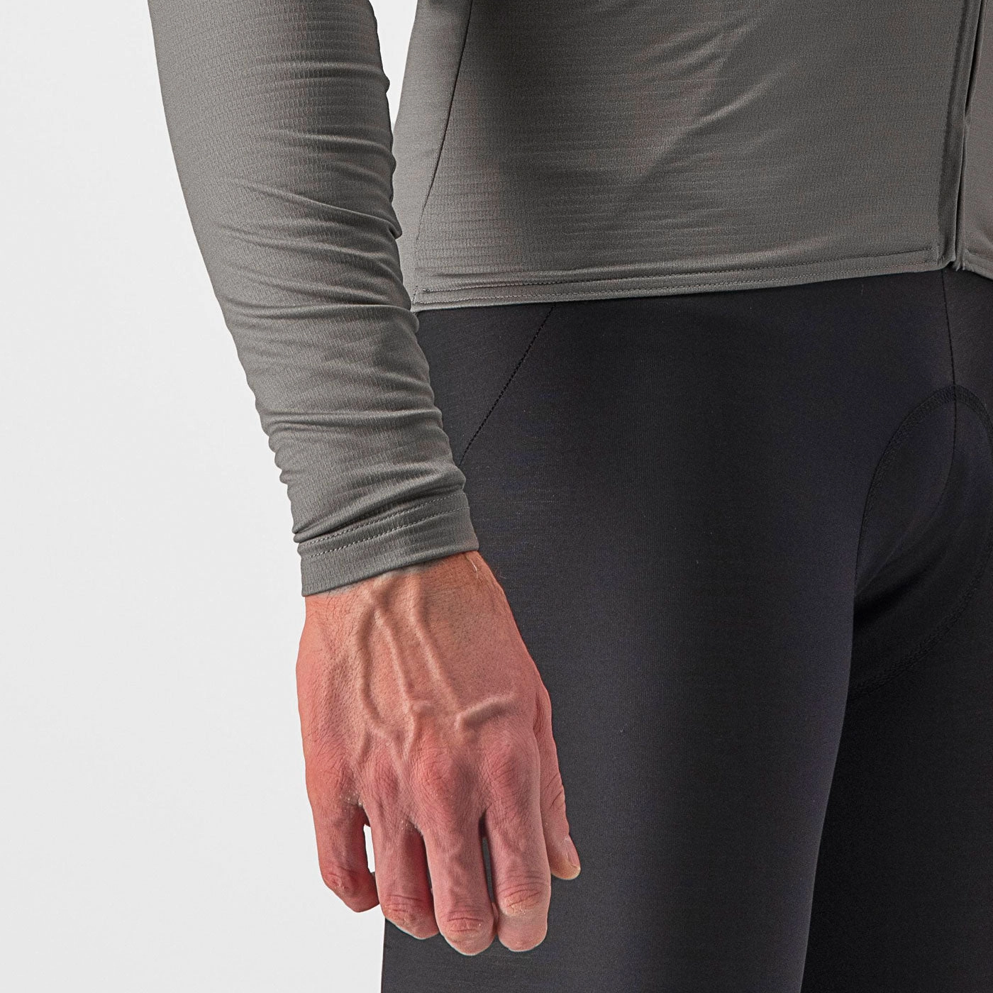 Castelli Pro Mid long sleeves jersey - Light gray