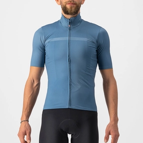 Castelli Pro Thermal Mid jersey - Light blue
