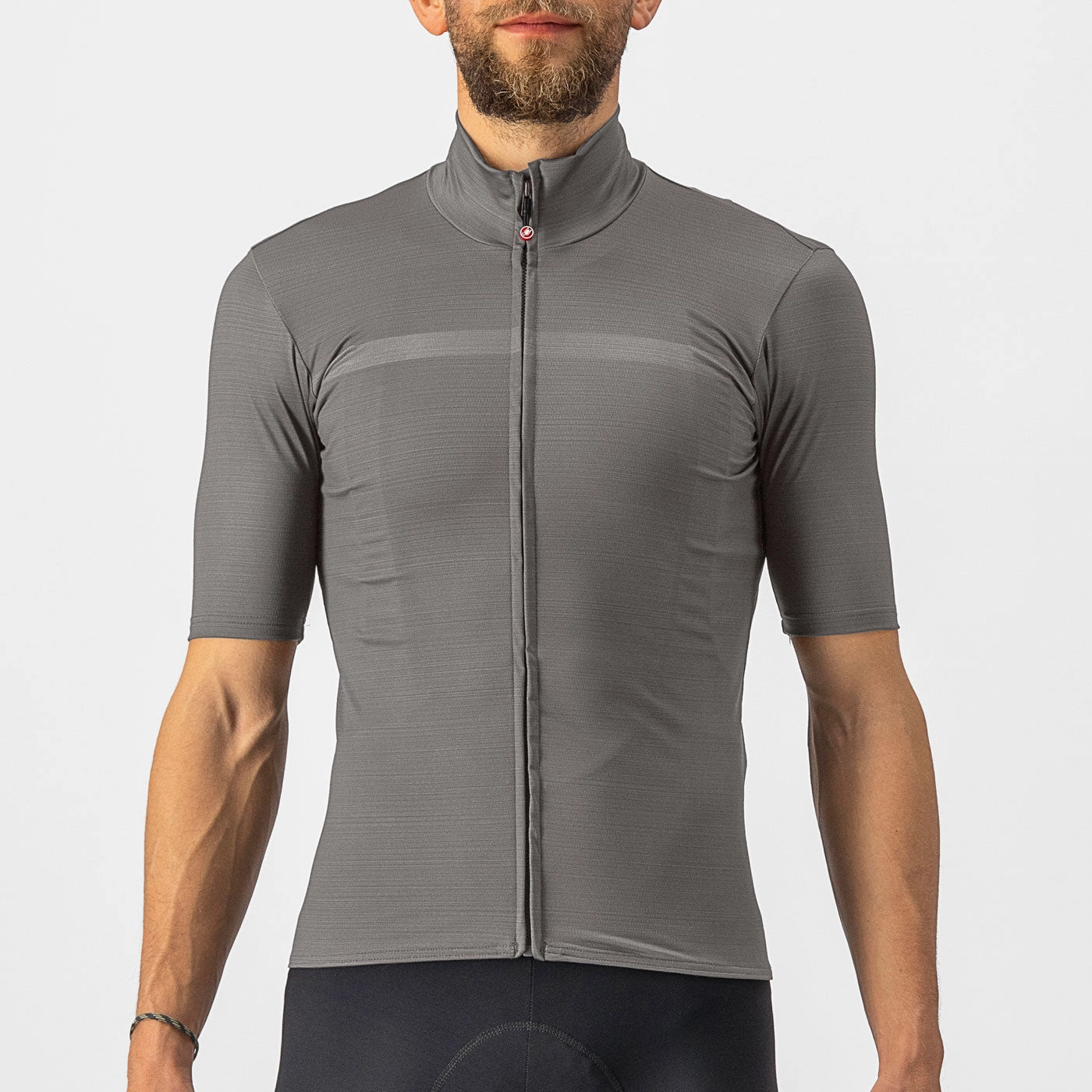 Castelli Pro Thermal Mid jersey - Light grey