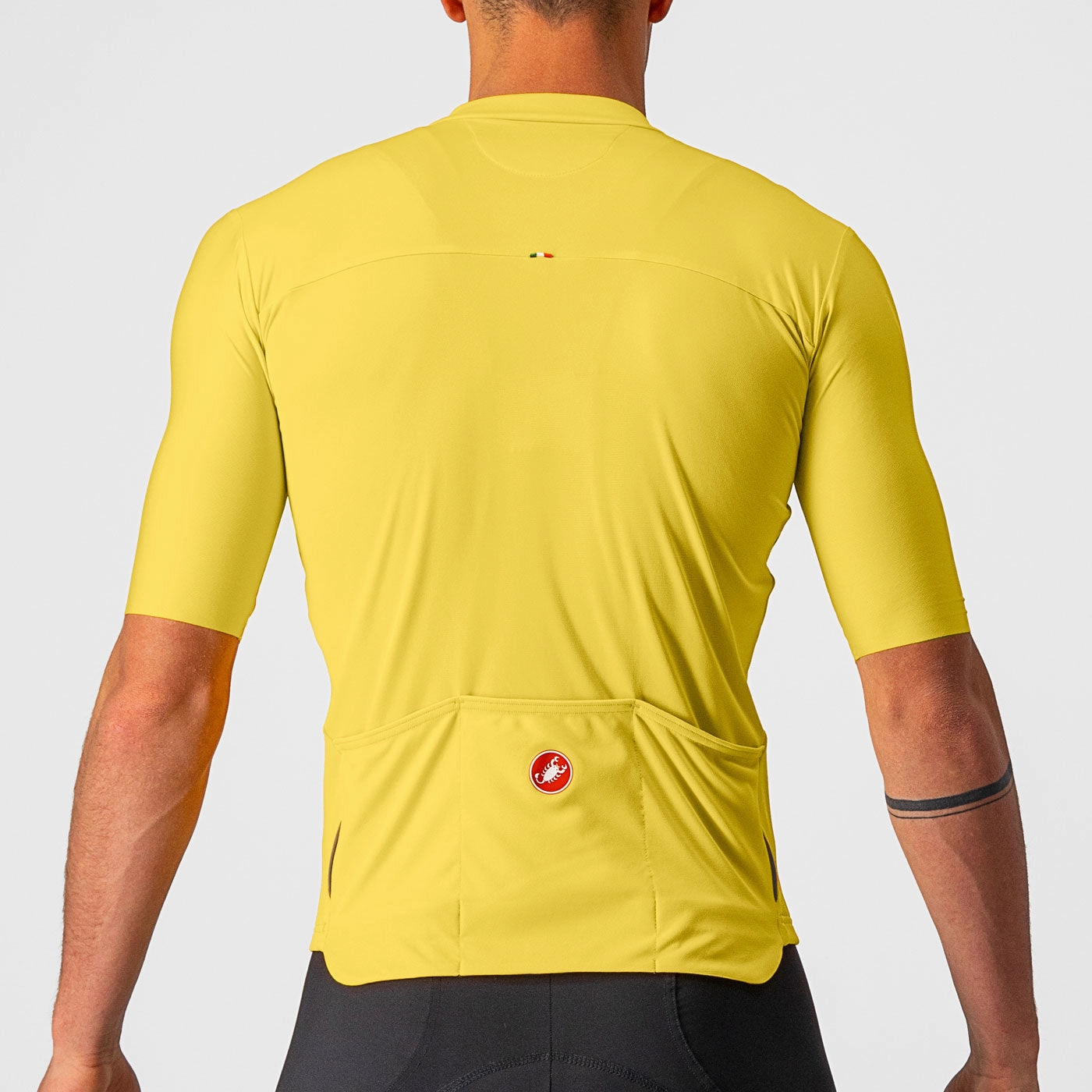 Castelli Prologo 7 jersey - Yellow white