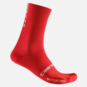 Castelli Re-cycle Thermal 18 socks - Red