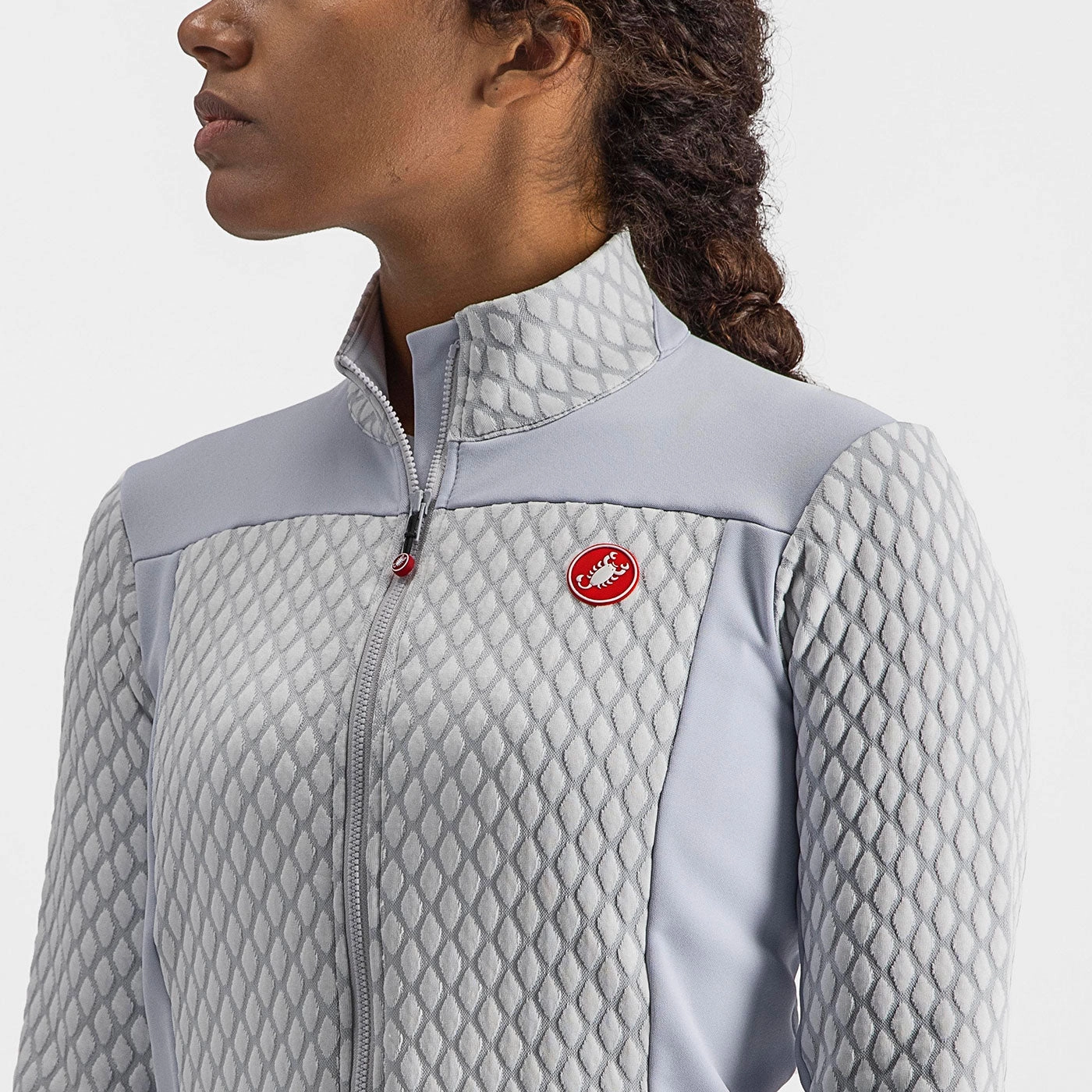 Castelli Sfida 2 long sleeves woman jersey - Grey