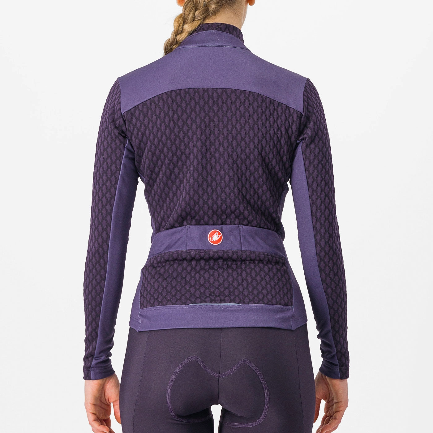 Castelli Sfida 2 long sleeves woman jersey - Violet