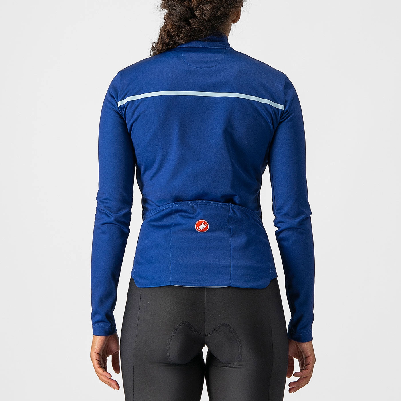 Castelli Sinergia 2 woman long sleeves jersey - Blue light blue