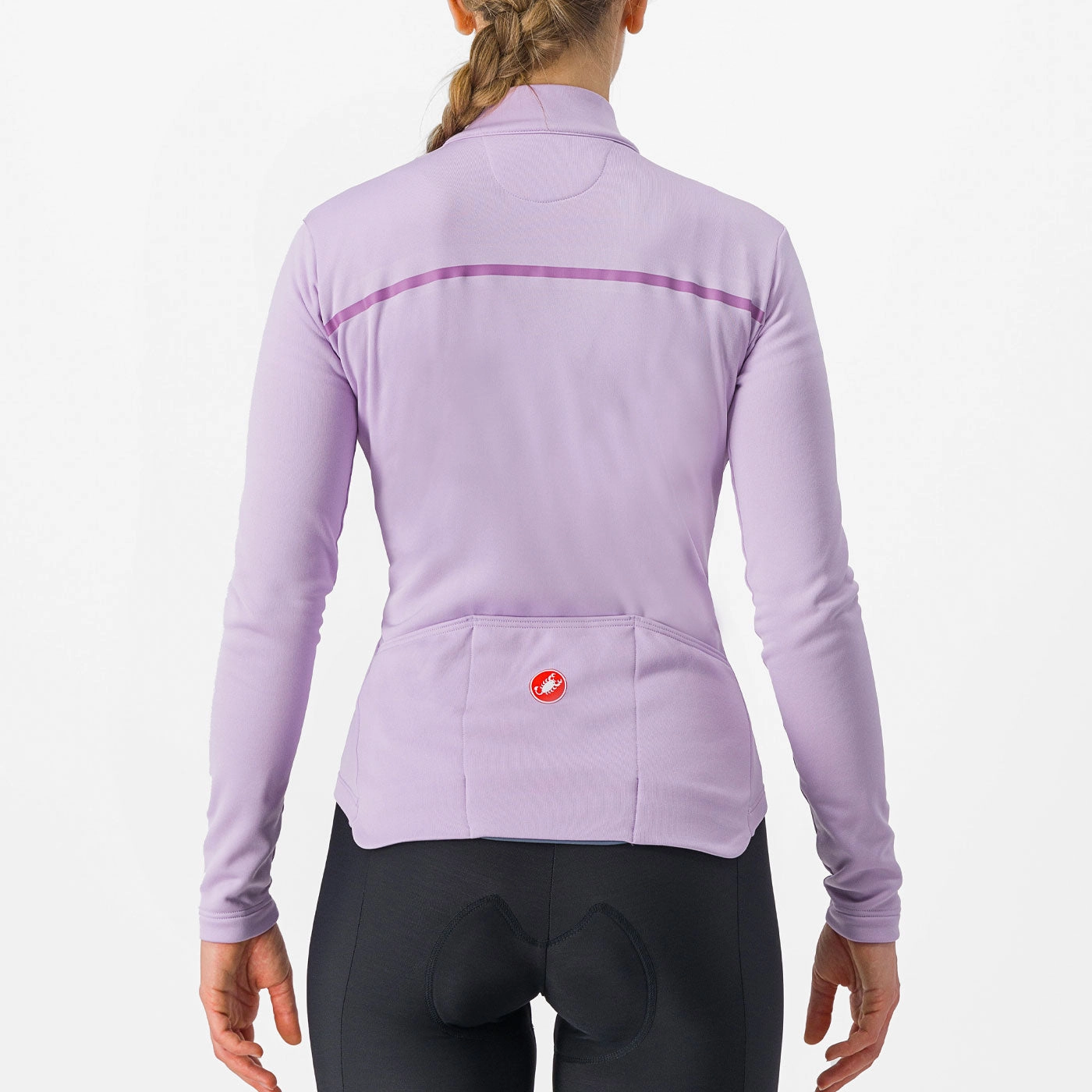 Castelli Sinergia 2 woman long sleeves jersey - Lilac