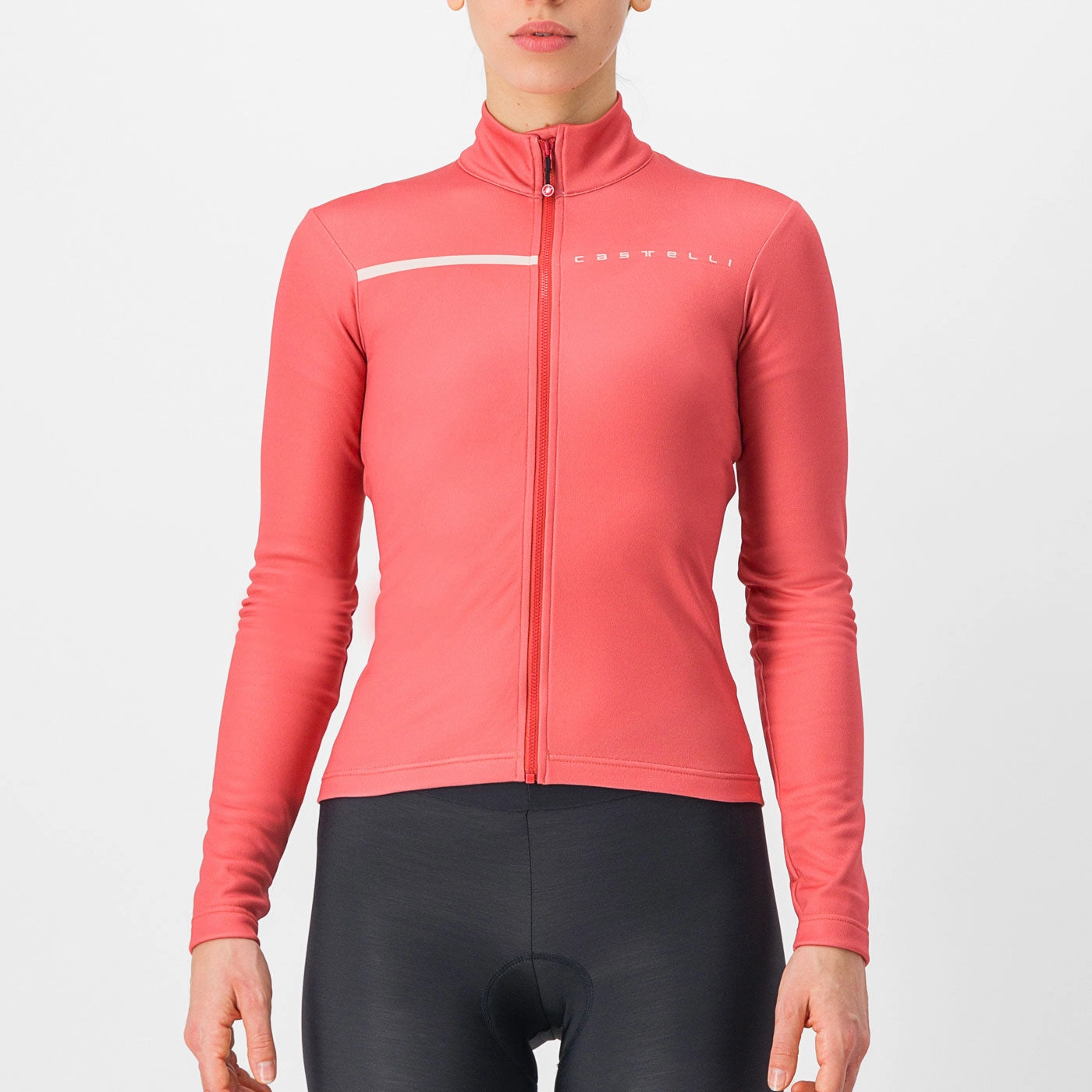 Castelli Sinergia 2 woman long sleeves jersey - Pink