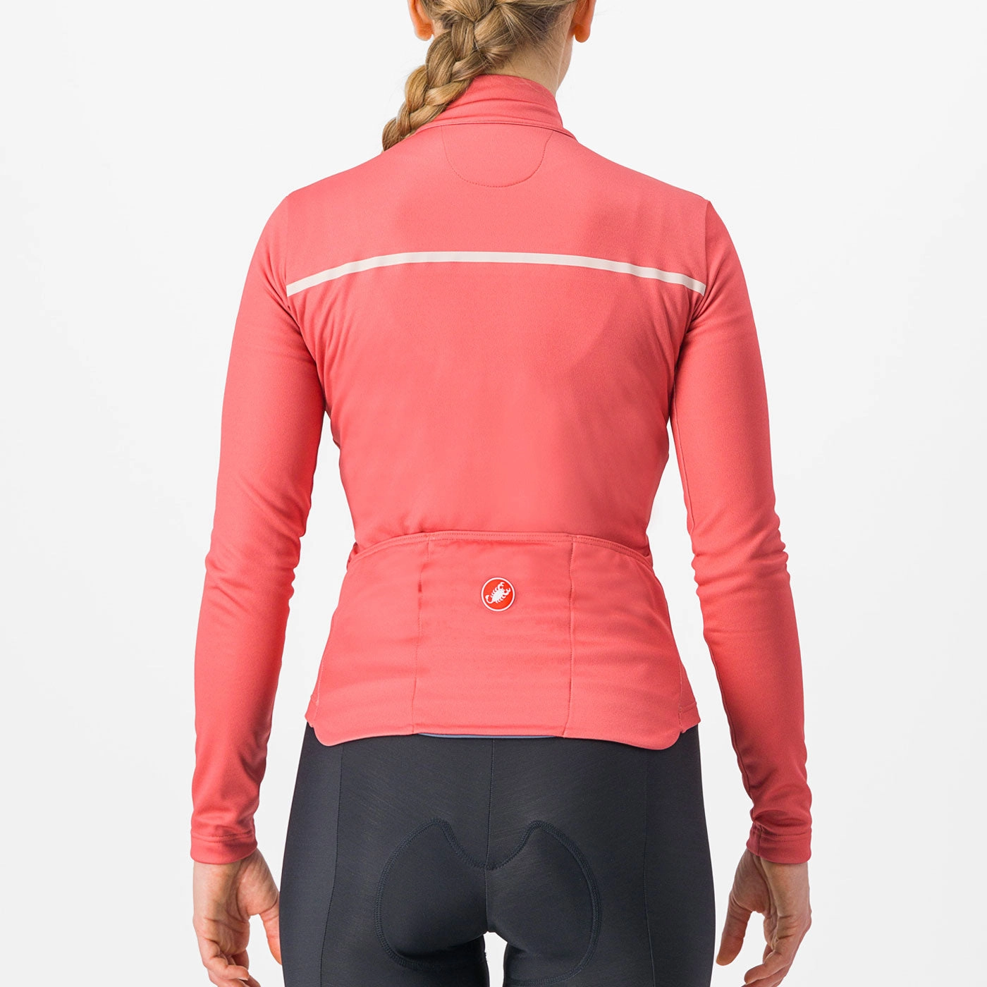 Castelli Sinergia 2 woman long sleeves jersey - Pink