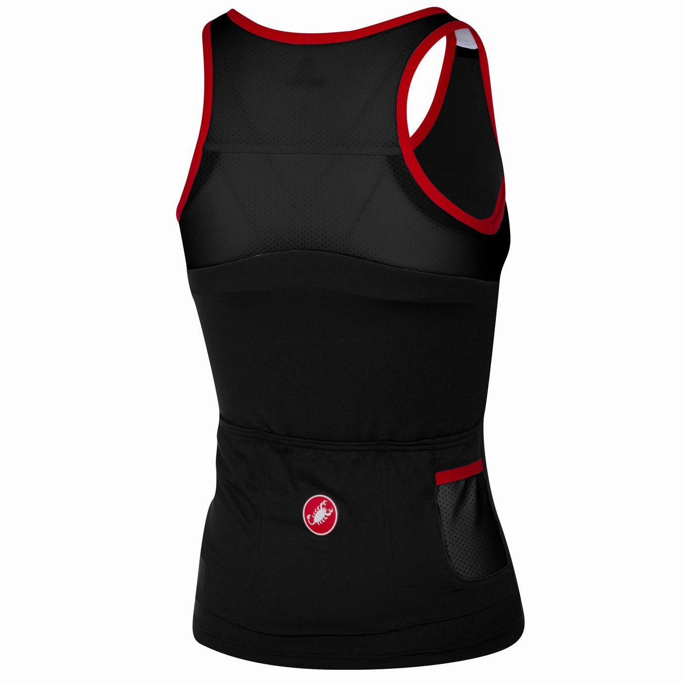 Castelli Solare woman top - Black red