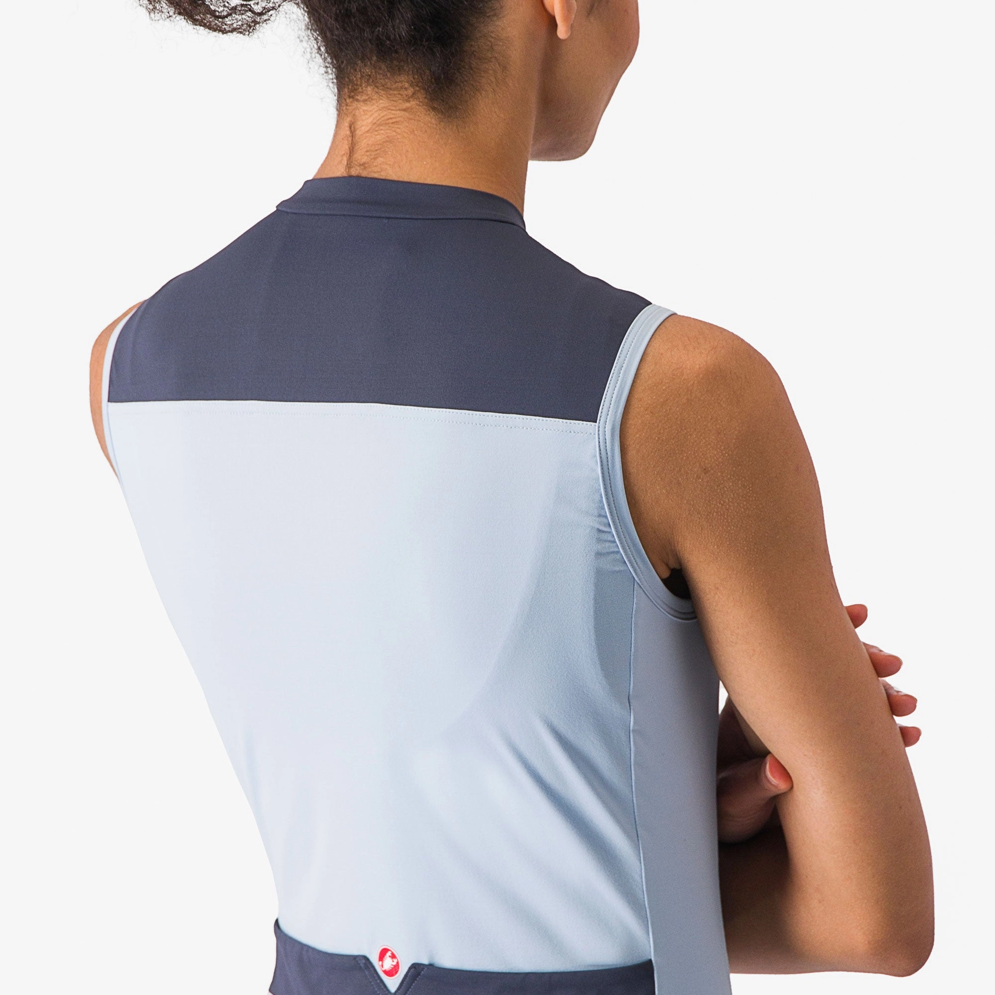 Castelli Solaris woman sleeveless jersey - Blue light blue