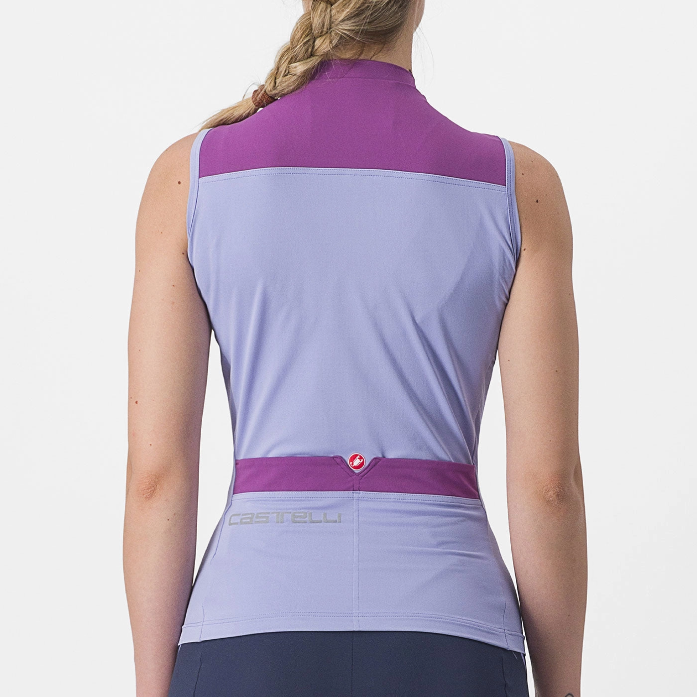 Castelli Solaris woman sleeveless jersey - Violet