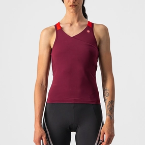 Castelli Solaris woman top - Bordeaux