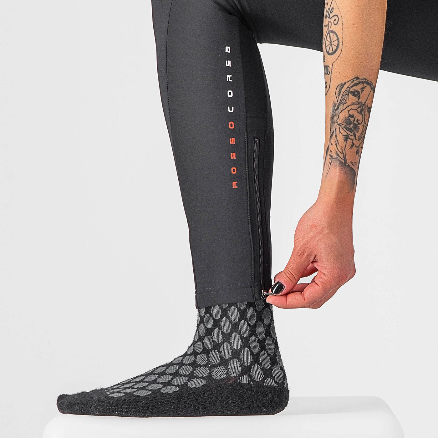 Castelli Sorpasso Ros women bib tight - Black