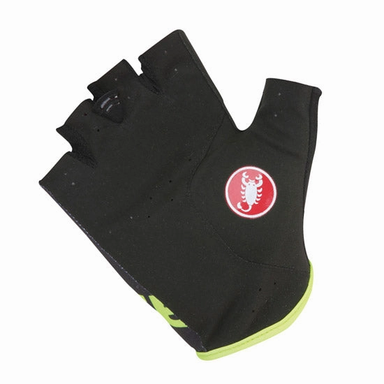 Castelli Tempo V 16 gloves - Black Yellow Fluo