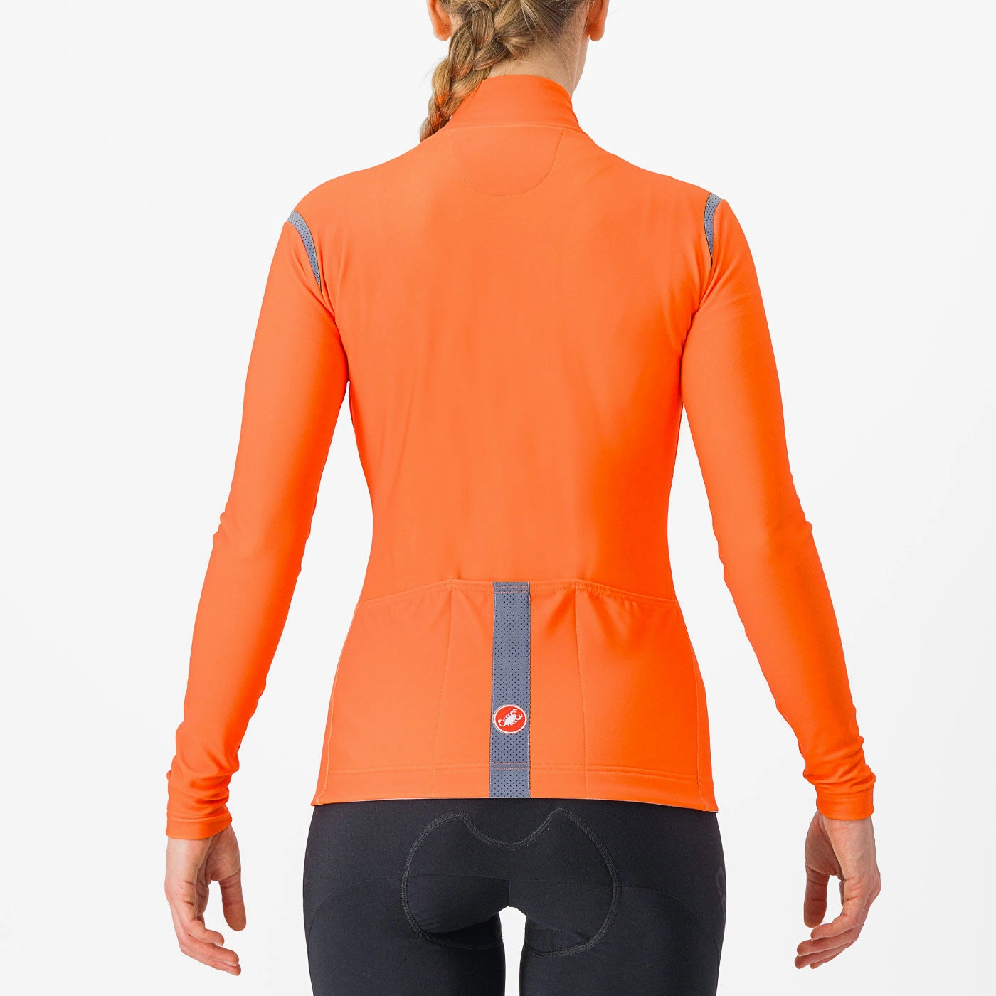 Castelli Tutto Nano RoS woman long sleeves jersey - Light orange