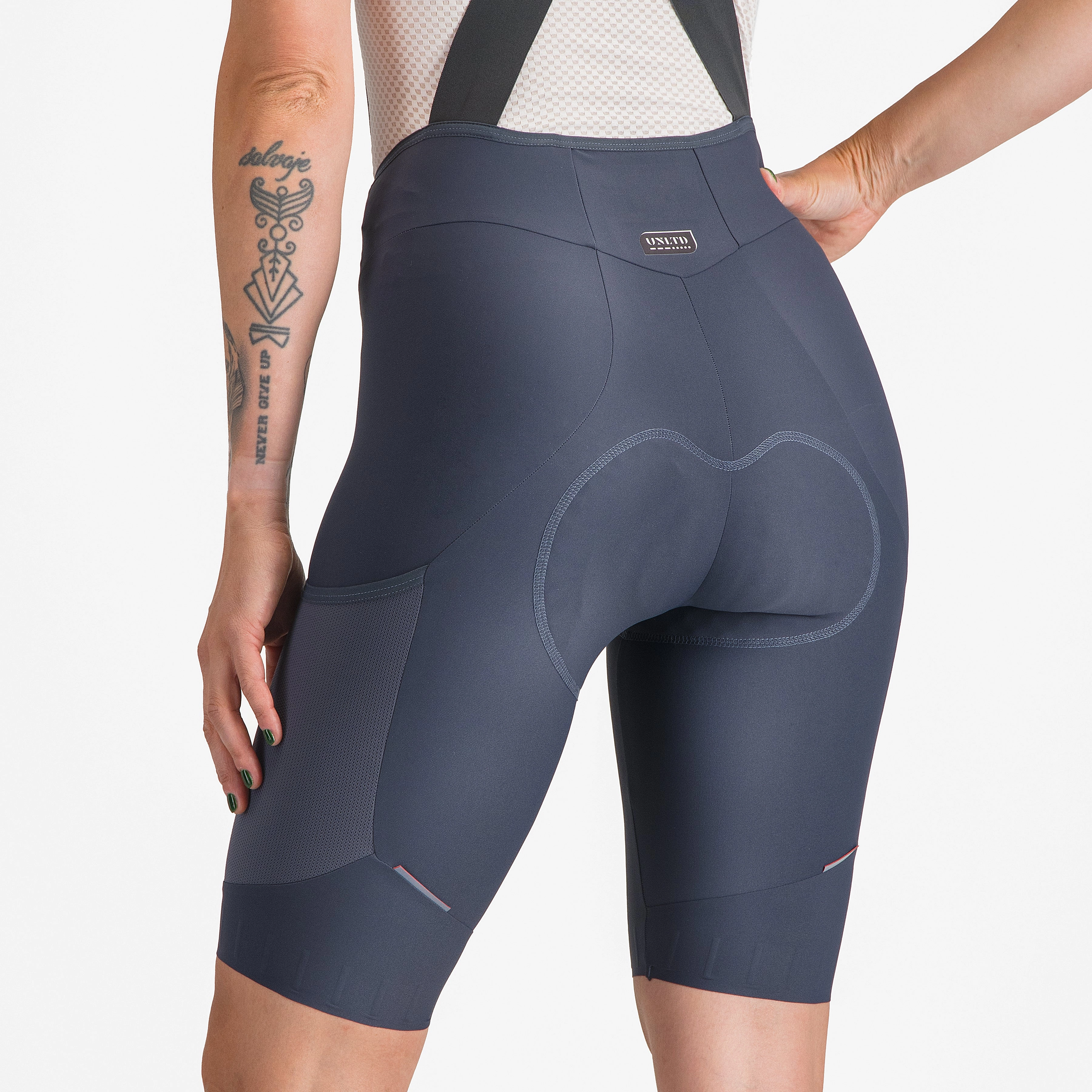 Castelli Unlimited Endurance DT women bib shorts - Blue