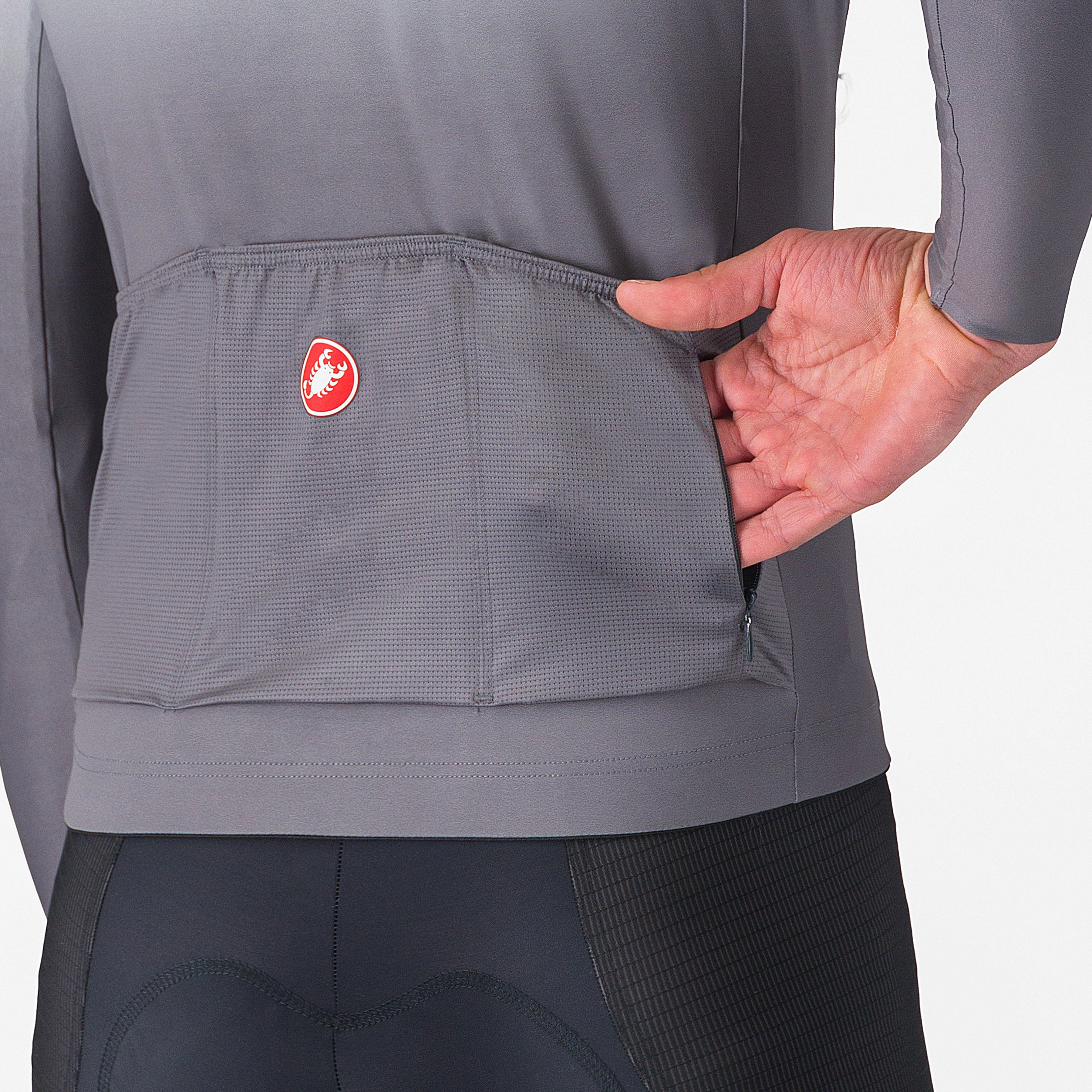 Castelli UPF long sleeve jersey - Grey