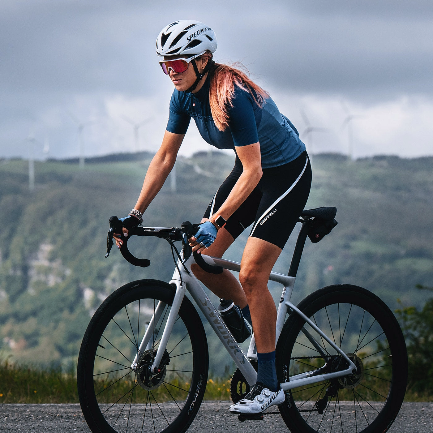 Castelli Velocissima woman jersey - Blue