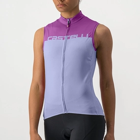 Castelli Velocissima woman sleeveless jersey - Violet