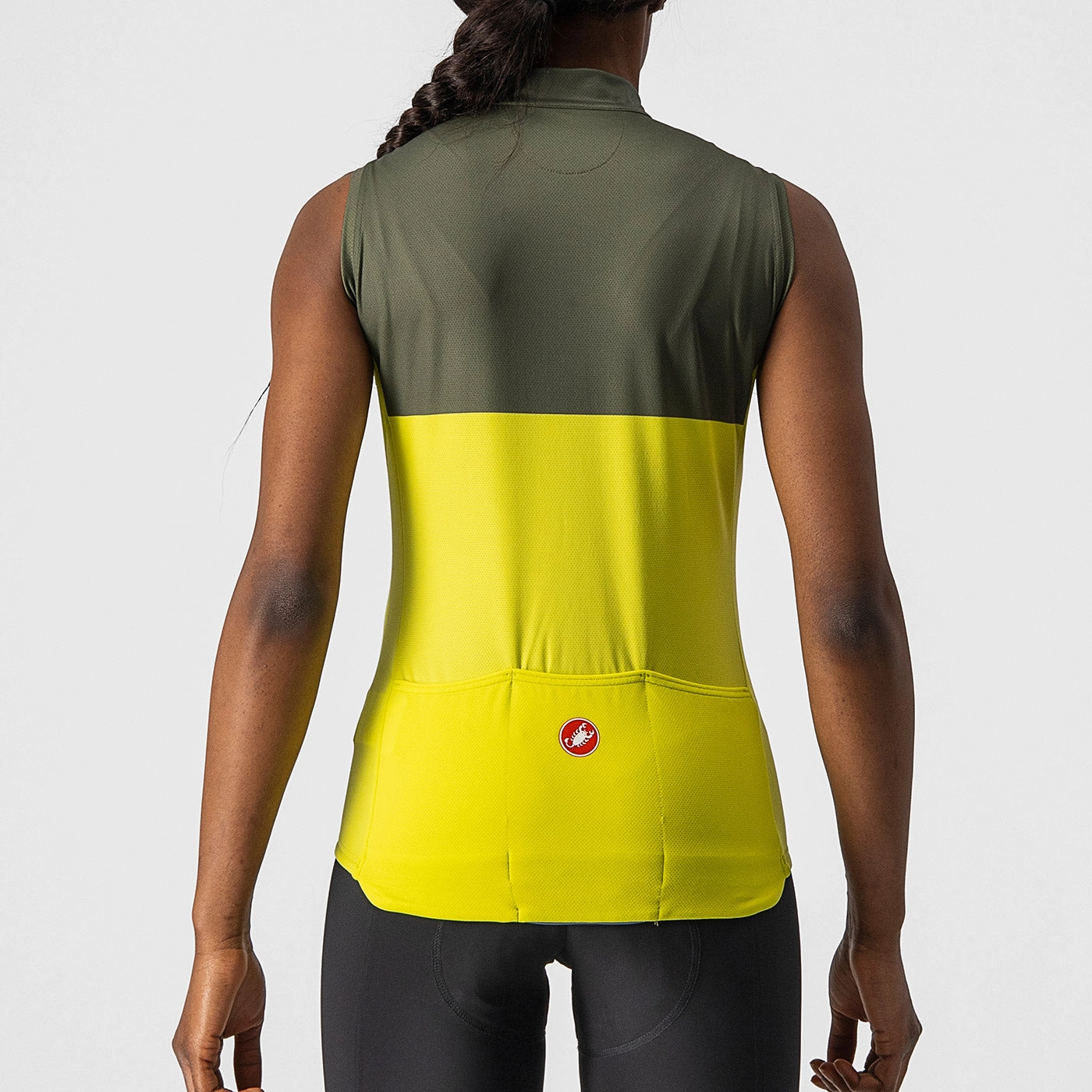 Castelli Velocissima woman sleeveless jersey - Yellow