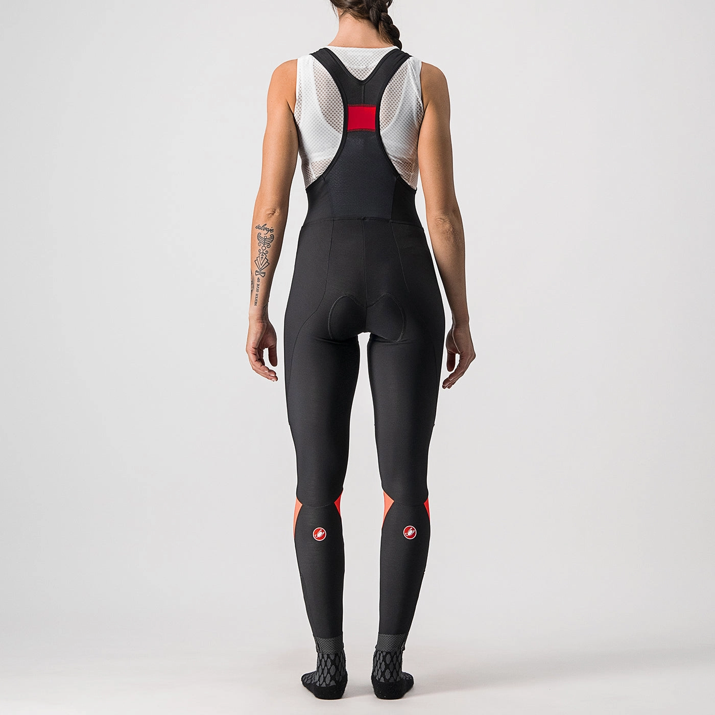 Castelli Velocissima women bib tight - Black Pink