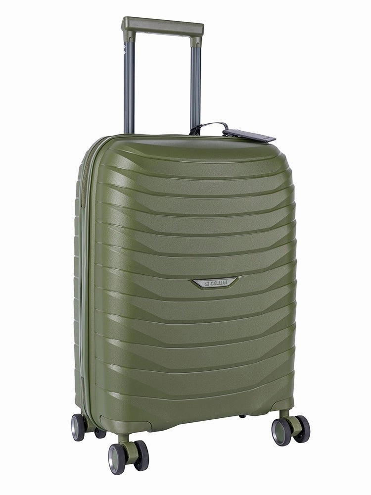 Cellini Grande 4 Wheel Carry-On Trolley Case | Green Hot Pick of the Day