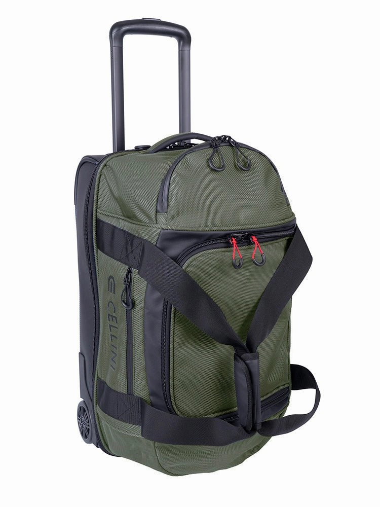 Cellini Xplorer Small Double Decker Trolley Duffel | Green Hot Offer Event Grab Save Today