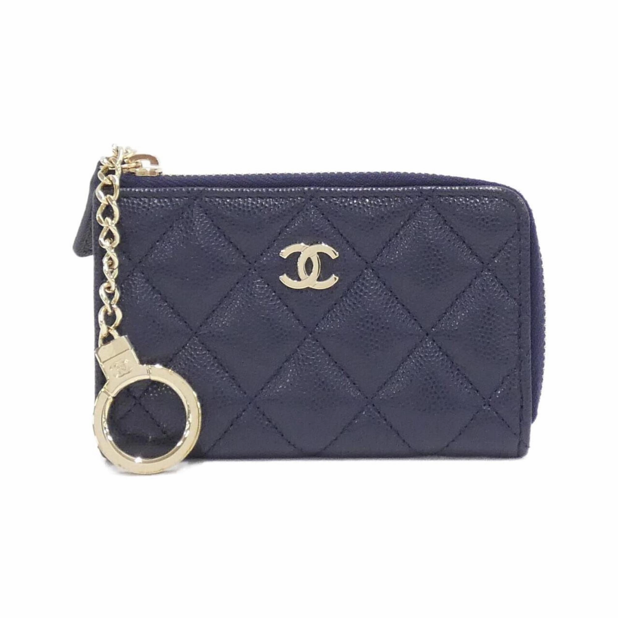 Chanel Grained Calfskin Coin Purse/Coin Case (Pre-Owned) Limited Time Steal Flash Offer Today