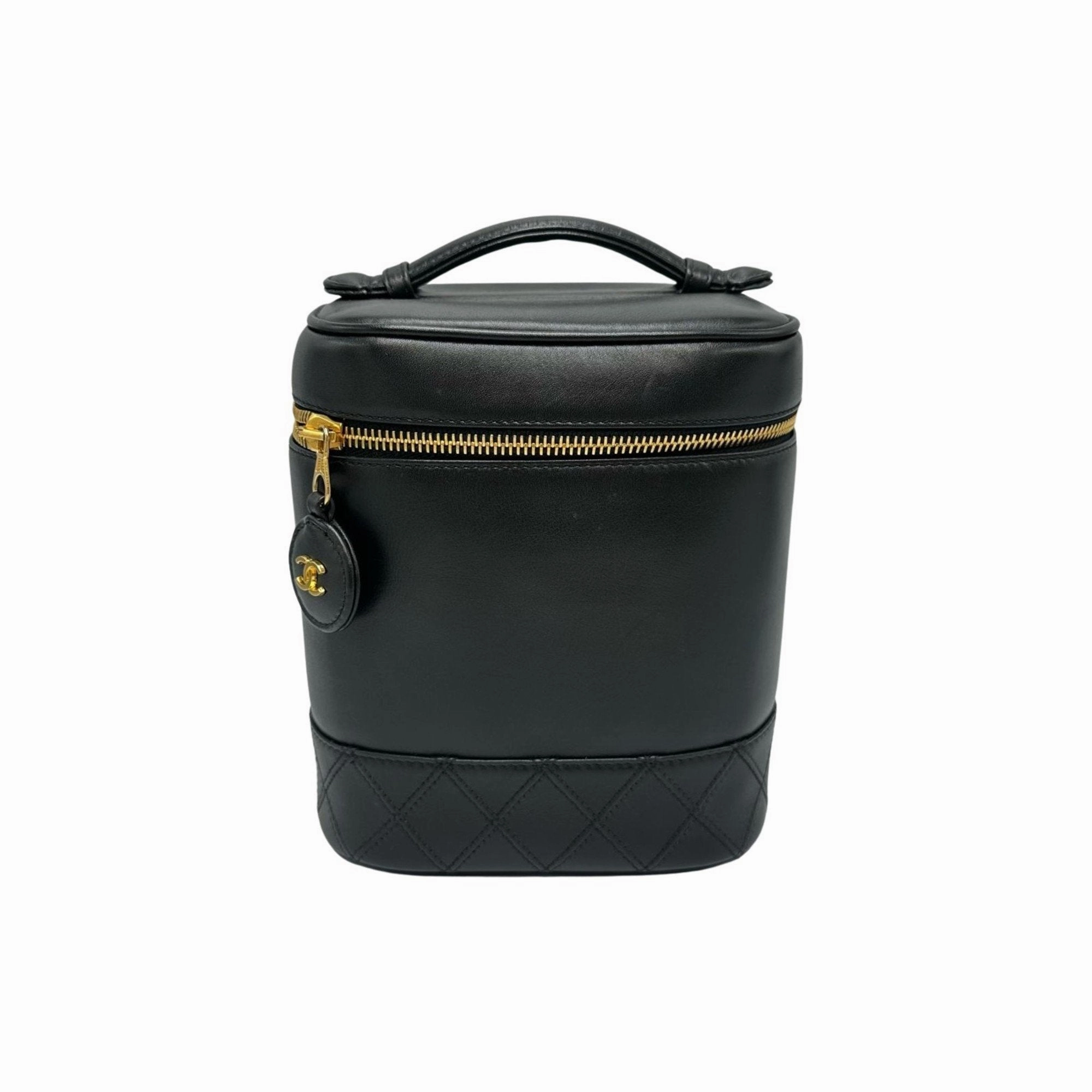 Exclusive Holiday Deal Chanel Leather Handbag Pouch Vanity Bag (Pre-Owned)