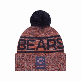 Chicago Bears Nfl Sideline Navy Sport Knit Beanie Hat Hot Sale Today Big Sale Today