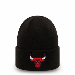 Chicago Bulls Essential Black Cuff Beanie Hat Trending Hot Deal Limited Stock Deals