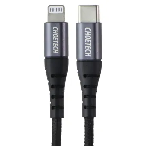 Choetech (1.2M) Nylon Braided Usb-C To 8-Pin Lightning Cable - Black (Ip0039-Bk) New Arrival Discount Gift Sale Event