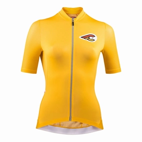 Cinelli Tempo woman jersey - Yellow