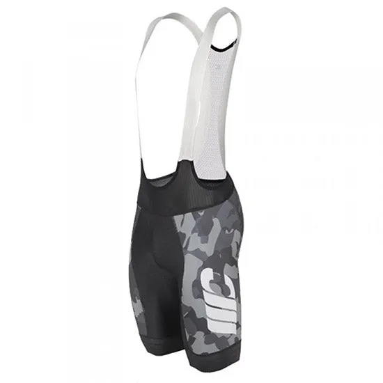 Cipollini Camouflage bib shorts - Black green