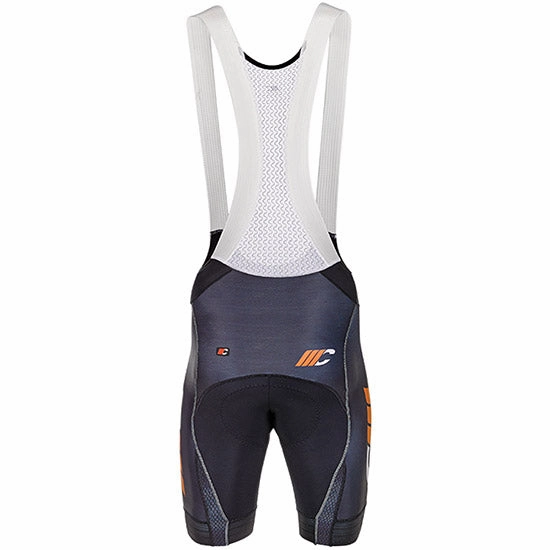 Cipollini Prestige bib shorts - Black orange