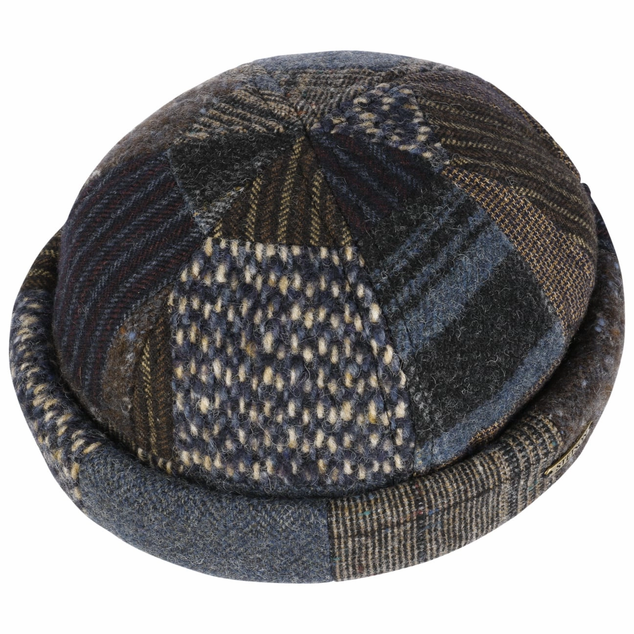 Classic Patchwork Docker Hat Shop Save Big Hot Pick Deal