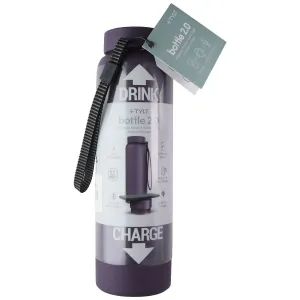 Deal Frenzy Today Gift Sale Event Tylt Bottle 2.0 Hydration Bottle With Power Bank And Wireless Charger - Purple