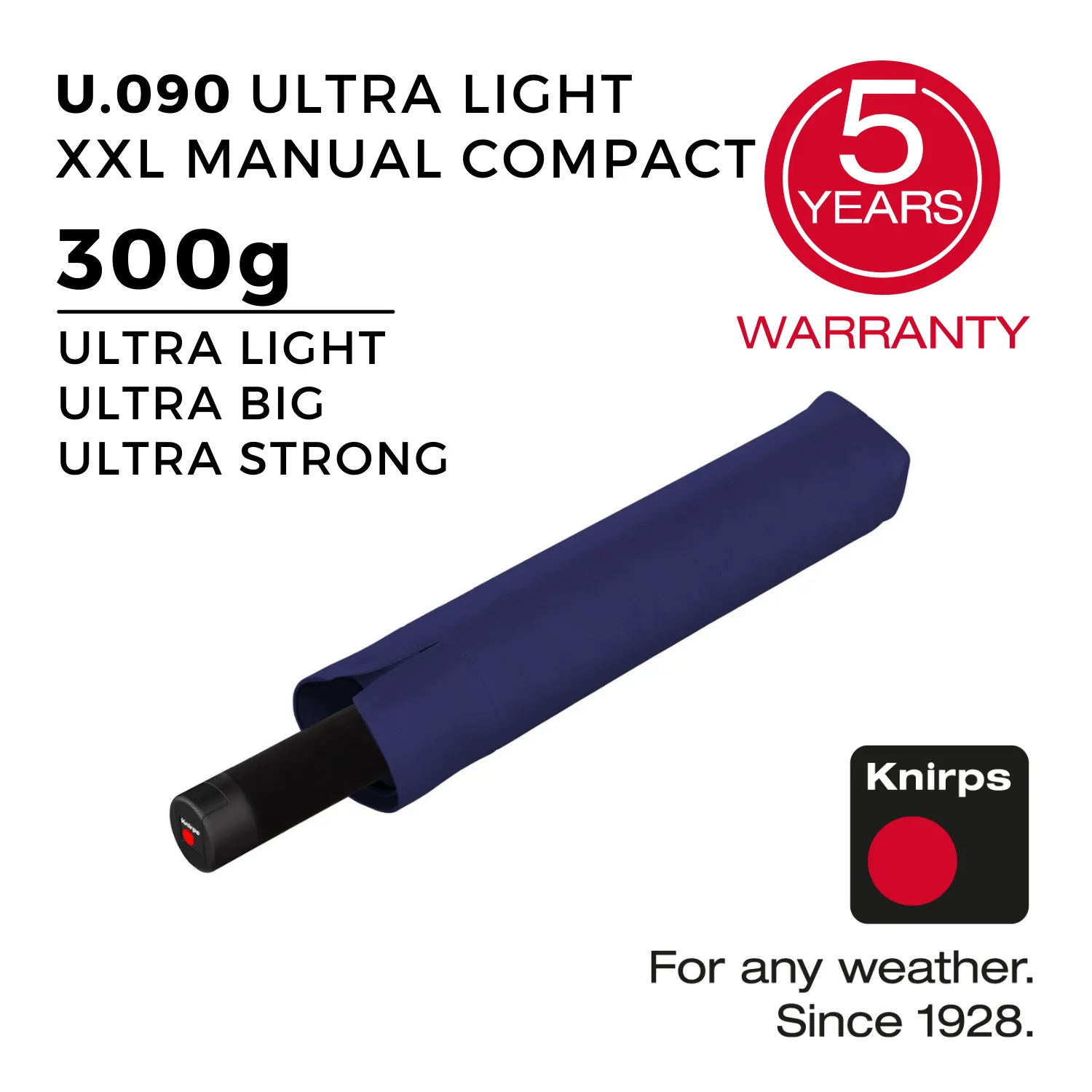 Special Occasion Discount Save Today Event Knirps U.090 Ultralight Xxl Manual Compact Umbrella