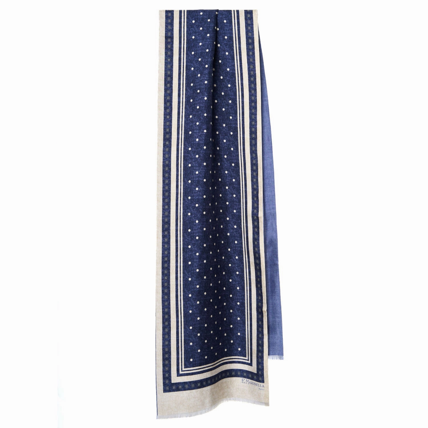 Grab Todays Deal Blue Double Silk Scarf