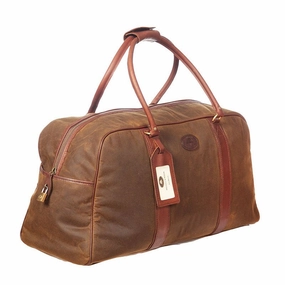 Flash Pick Today Melvill & Moon Waxed Cotton Bulawayo Duffel Bag | Brown