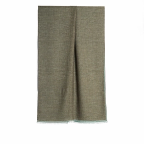 Special Savings Today Olive Green And Green Wool Stole