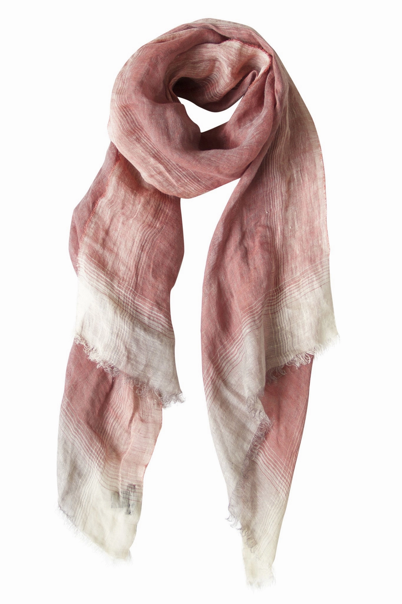 Weekend Sale Special Hot Pick Sale Beautiful Coral Linen Scarf