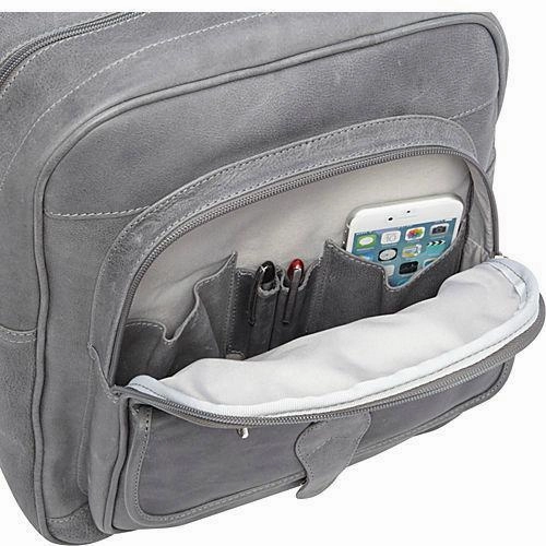 Hot Offer Inside Dont Miss Hot Deals Piel Leather Medium Buckle Flap Backpack