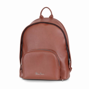 Dont Miss This Offer Grab Your Savings Silver Cross Vegan Leather Rucksack - Tan