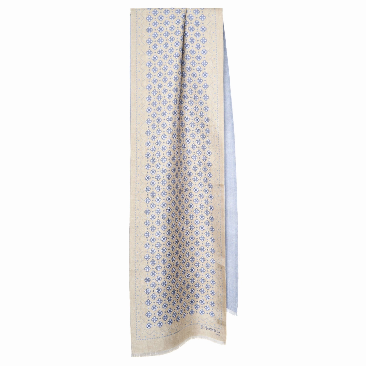 Beige Double Silk Scarf Save More Online