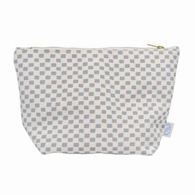 Women'S Jamie Cosmetic Bag In Steel Blue/Beige Limited Offer Alert