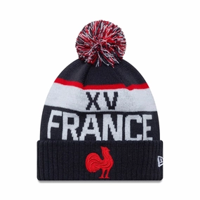 French Federation Of Rugby Ffor Navy Sport Knit Beanie Hat Best Price Online