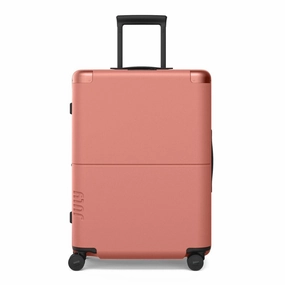 Last Chance Offer Today Only Hot Pick July Checked Expandable Polycarbonate 26" Luggage (Sa)