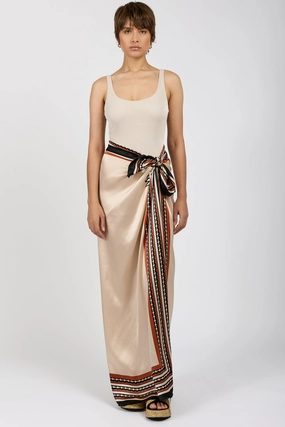 Scoglio Wraparound Silk Scarf In Pearl Grey Today Only Hot Pick Today Only Special