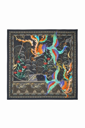 Large Square Scarf - Wise Wings Best Deal Today