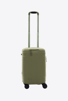 The Small Carry-On Luggage Cover In Olive Surprise Discount Today Limited Stock Offer